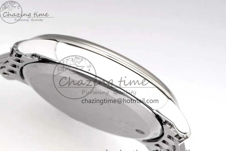 0313 Bright De Ville SS DIWF 1:1 Best Edition Silver Dial SS Markers on SS Bracelet MIYOTA 7848